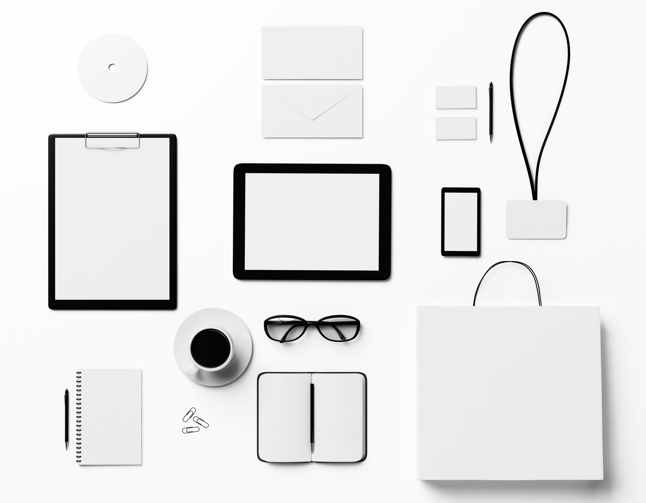 branding identity mock up for graphic designers